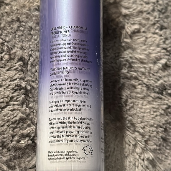 Mint Pear “Calm” lavender and chamomile facial toner 3.4 oz - Picture 3 of 4